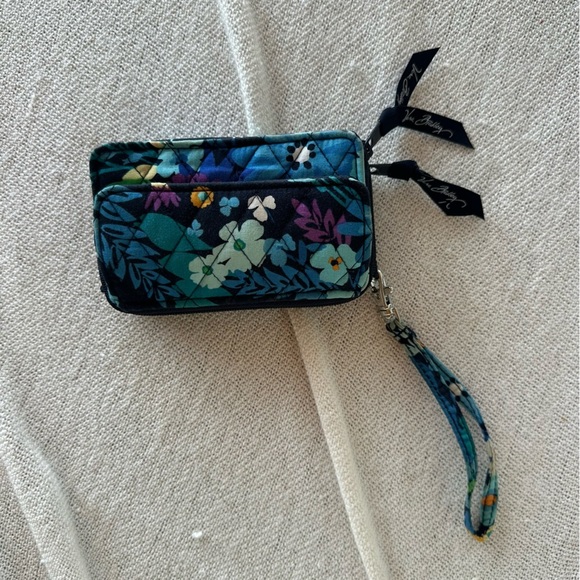 Vera Bradley Purple and Blue Bundle Wallet and Pouch - Picture 9 of 9